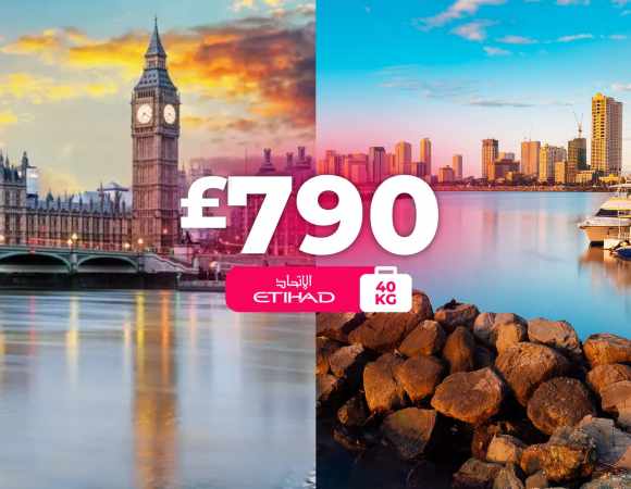 London to Manila £790 | Etihad Airways